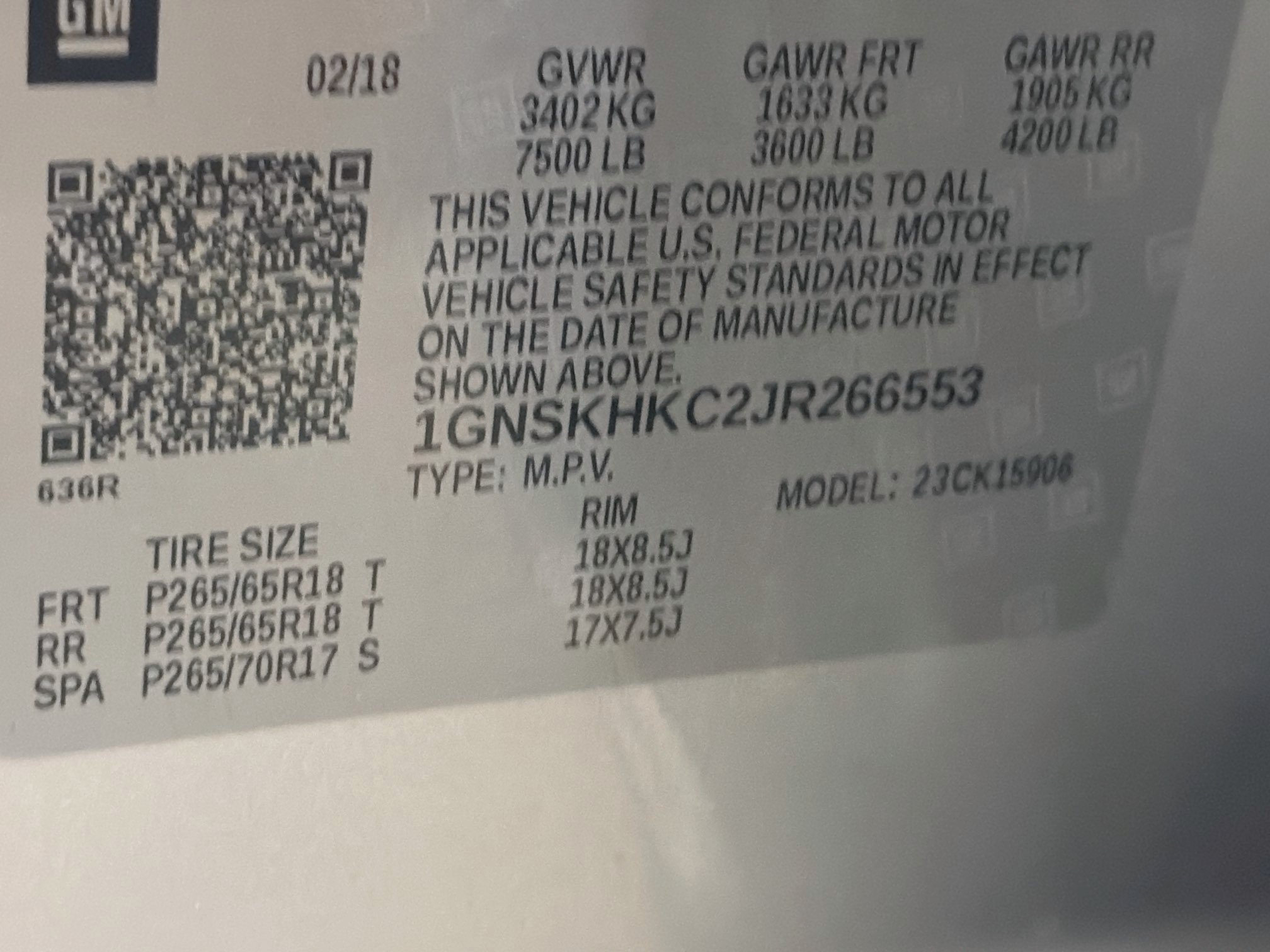 Used 2018 Chevrolet Suburban LT AWD/4WD image 12