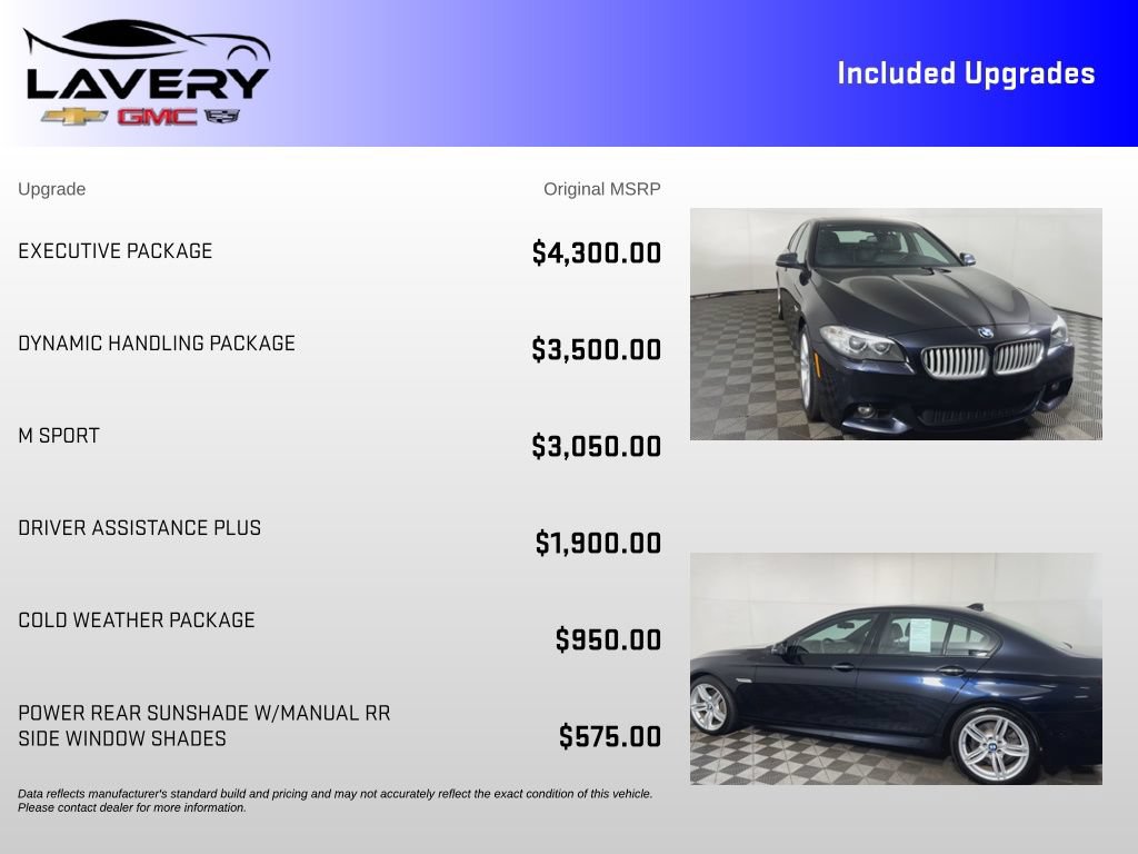 Used 2014 BMW 550i xDrive Sedan AWD/4WD image 7