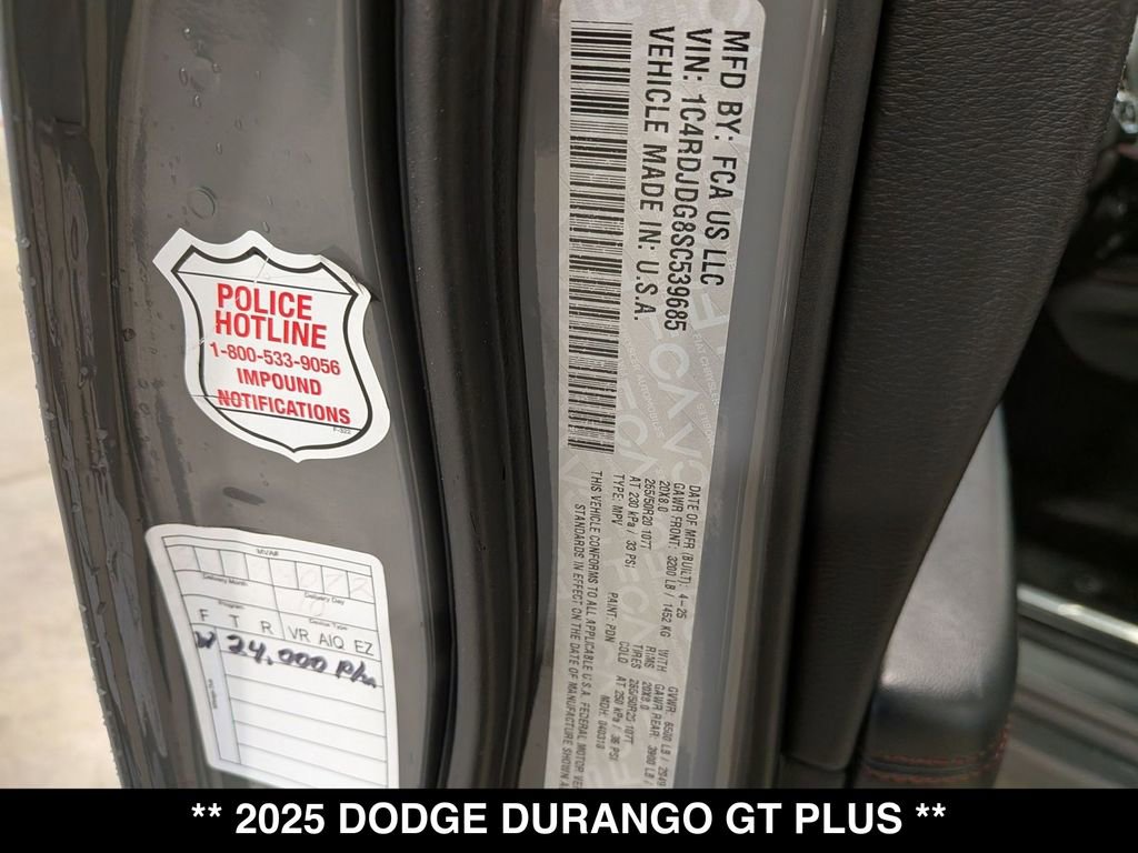 Used 2025 Dodge Durango GT AWD/4WD image 32