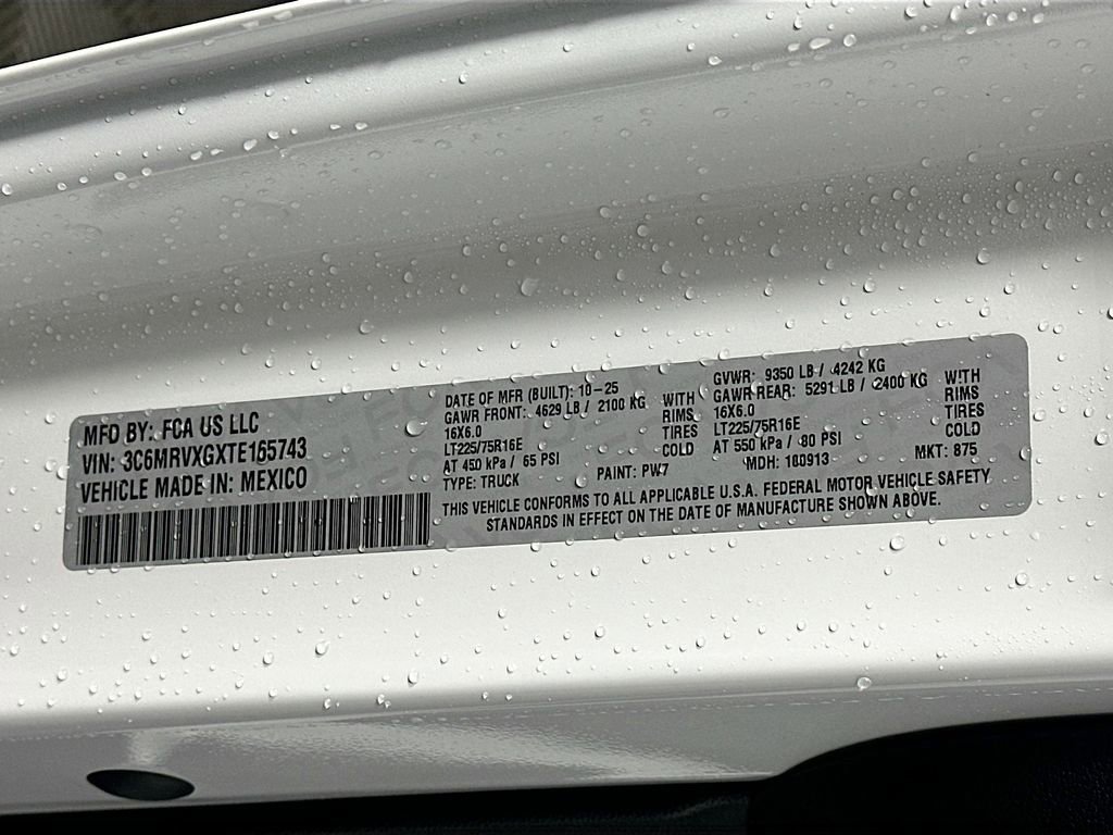 New 2026 RAM ProMaster 3500 w/ Cold Weather Group image 18