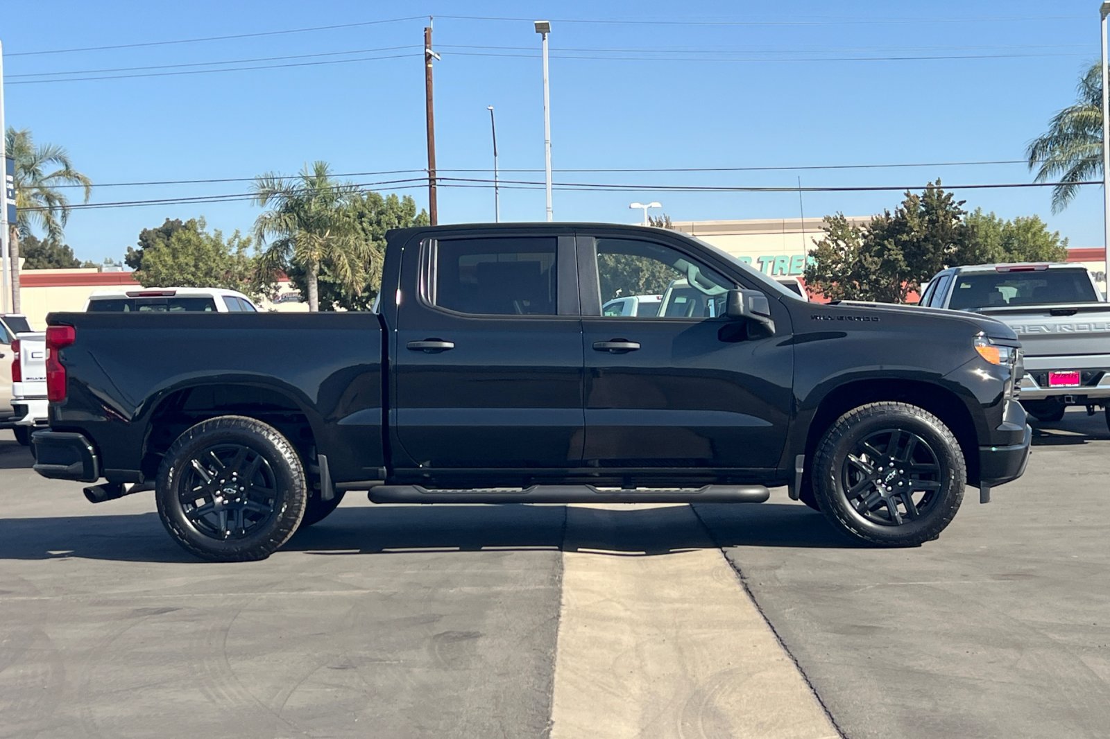 New 2026 Chevrolet Silverado 1500 Custom w/ Turbomax Blackout Package RWD image 3