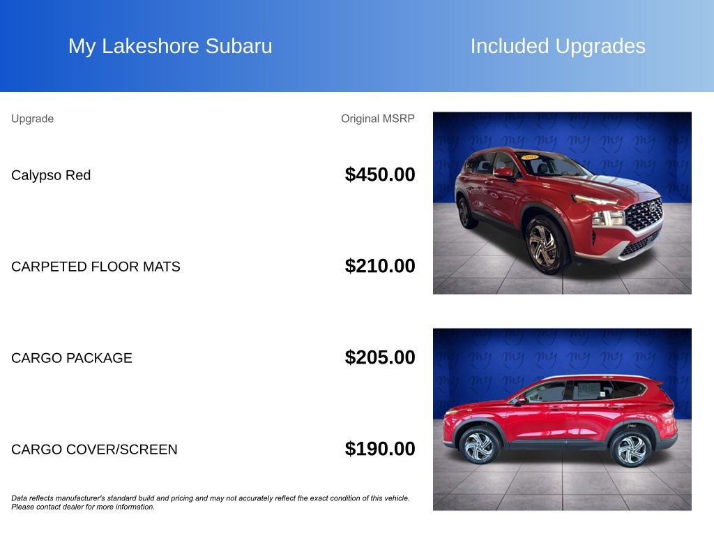 Used 2023 Hyundai Santa Fe SEL w/ Cargo Package AWD/4WD image 8
