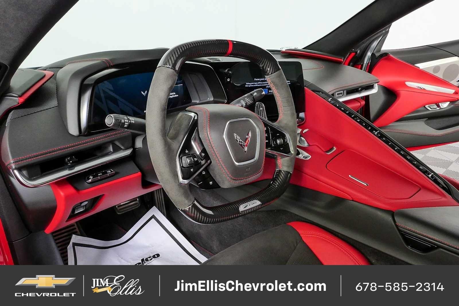 Used 2024 Chevrolet Corvette Z06 w/ Chrome Exterior Badge Package RWD image 4