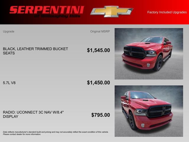 Used 2017 RAM 1500 Sport w/ Convenience Group AWD/4WD image 4