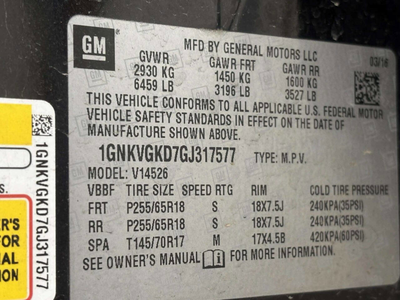 Used 2016 Chevrolet Traverse LT image 38
