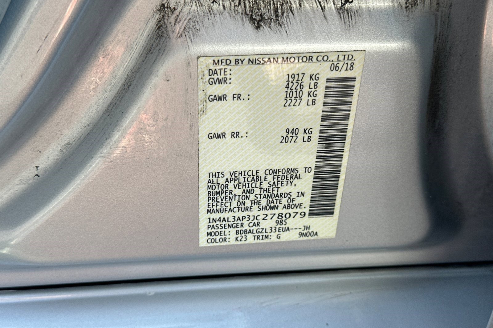 Used 2018 Nissan Altima 2.5 S w/ S Convenience Package image 34