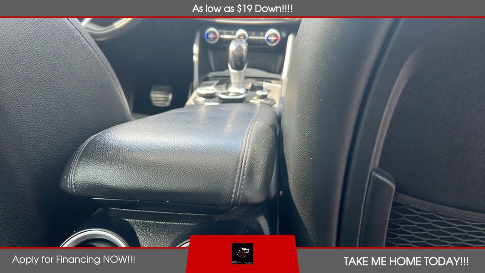 Used 2019 Alfa Romeo Giulia Ti Sport w/ Quick Order Package 22S Sport AWD/4WD image 12
