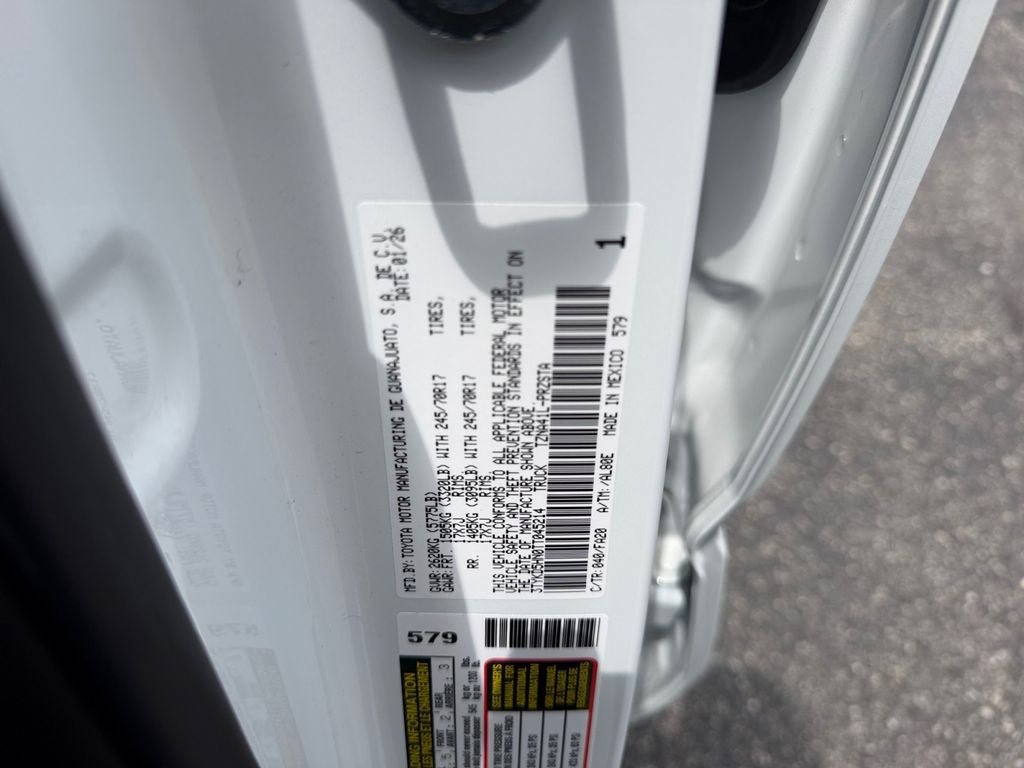 Certified 2026 Toyota Tacoma SR RWD image 28