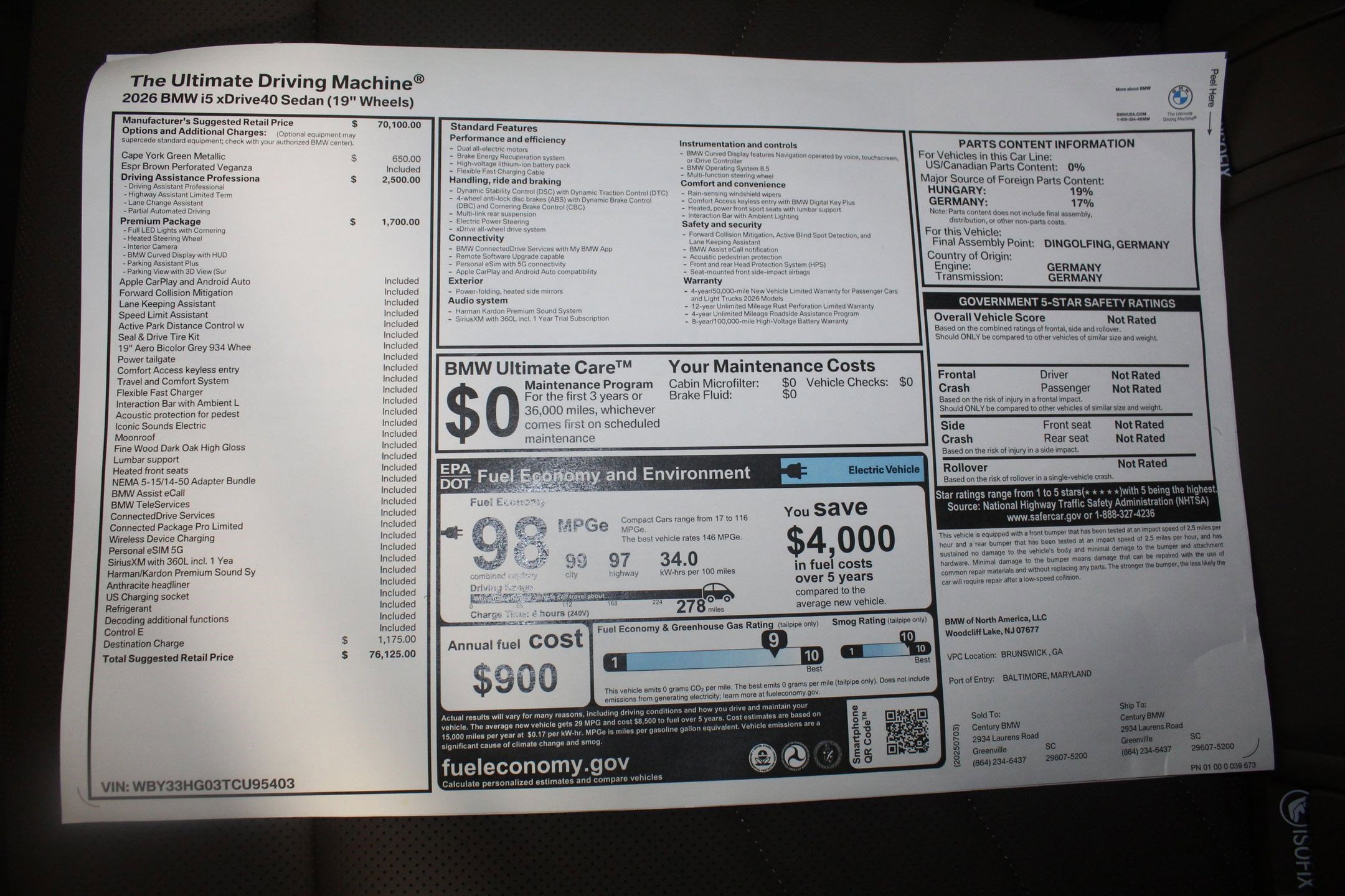 Used 2026 BMW i5 eDrive40 image 25