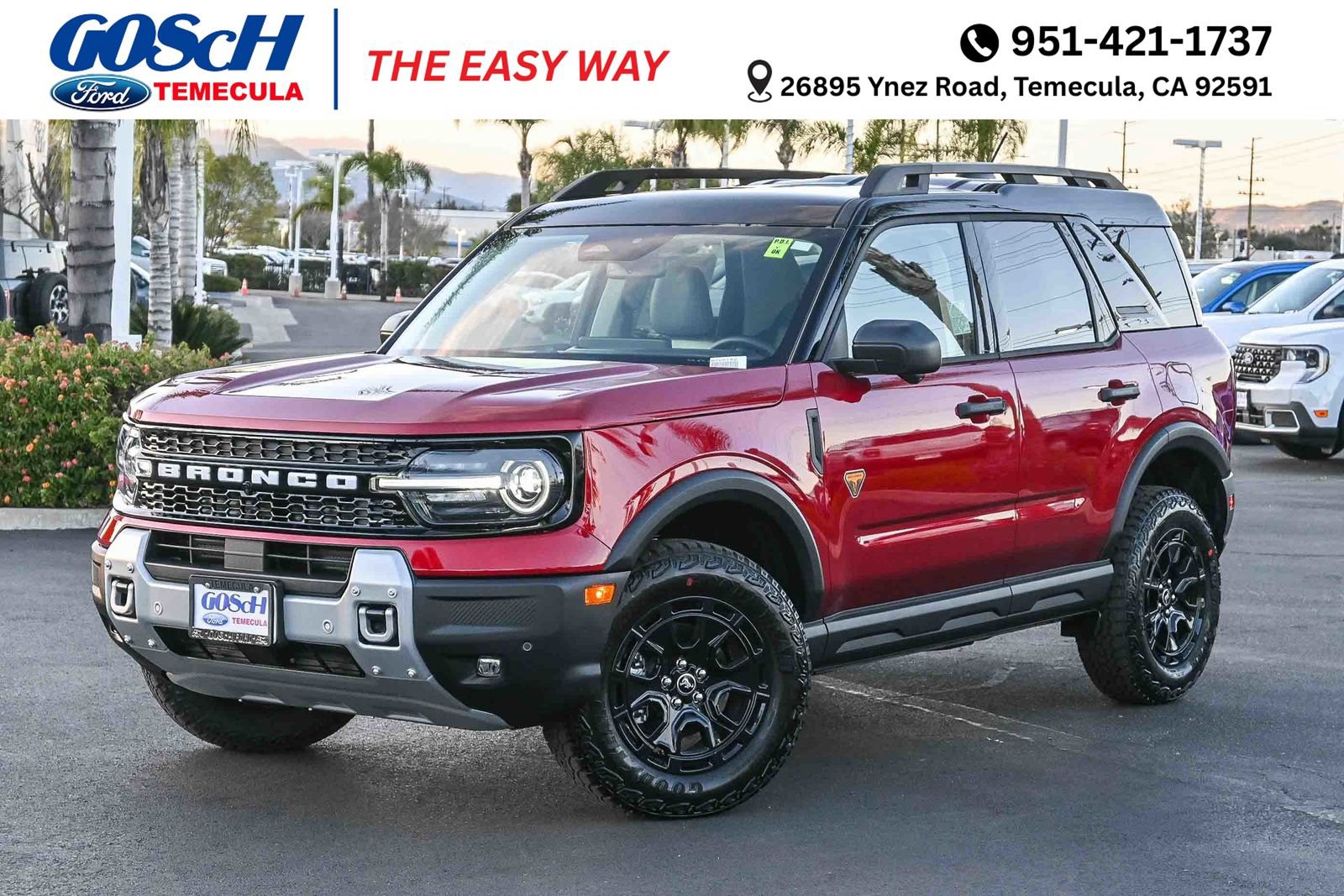 New 2026 Ford Bronco Sport Badlands w/ Sasquatch Badlands Package AWD/4WD image 1