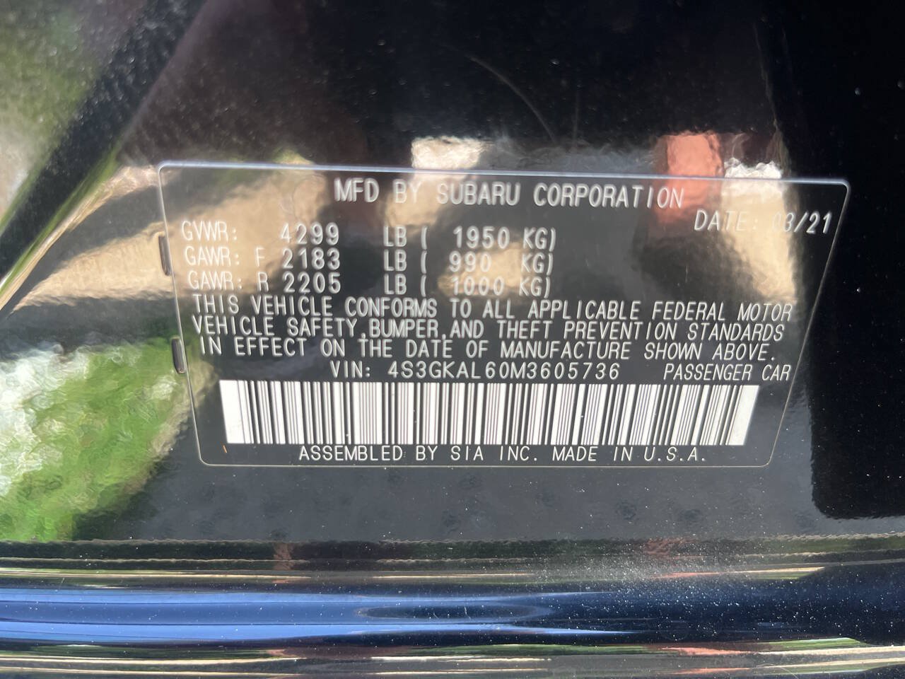 Used 2021 Subaru Impreza 2.0i Sport AWD/4WD image 17