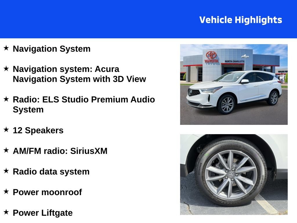 Used 2024 Acura RDX w/ Technology Package AWD/4WD image 4