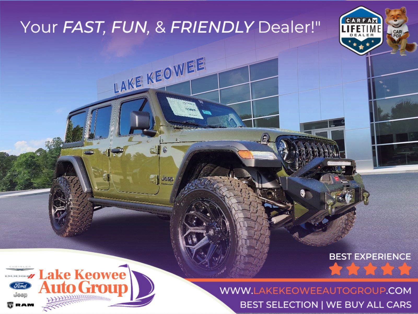 Used 2024 Jeep Wrangler Unlimited Sport image 1