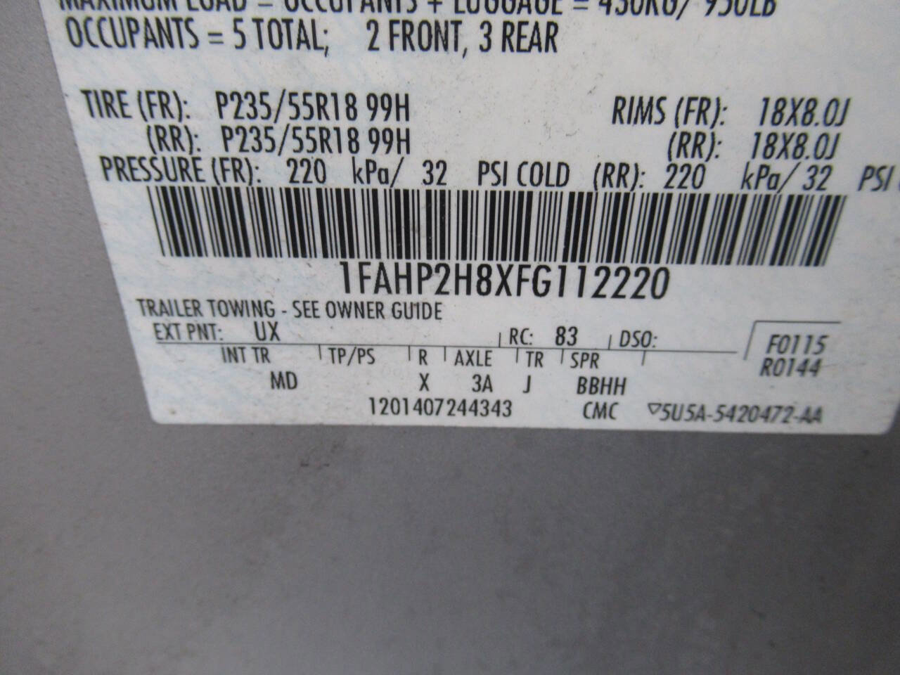 Used 2015 Ford Taurus SEL w/ Equipment Group 201A AWD/4WD image 17