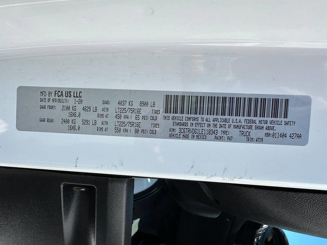 Used 2020 RAM ProMaster 2500 image 19