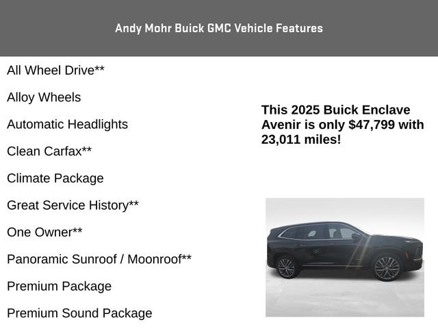 Used 2025 Buick Enclave Avenir image 8