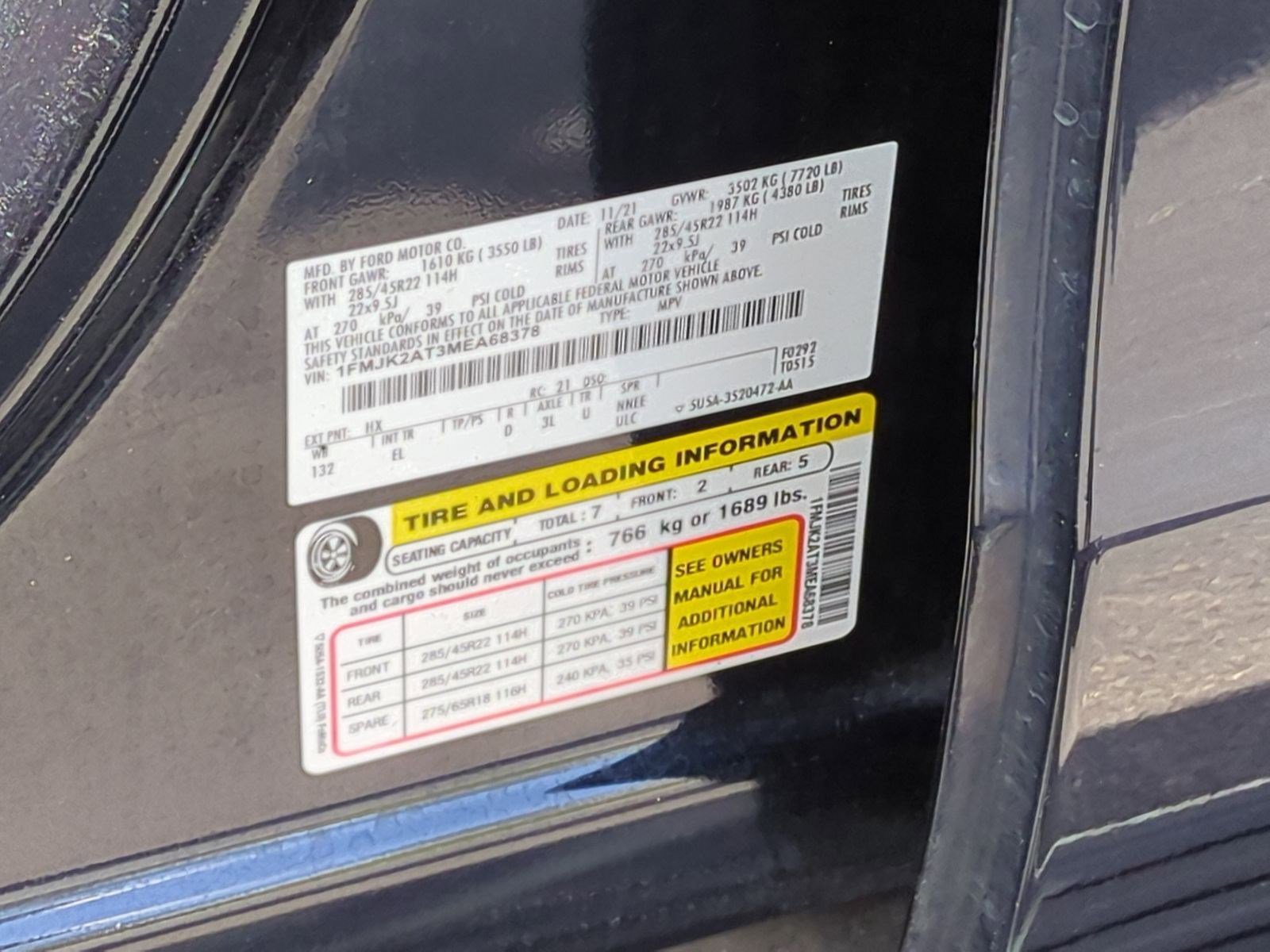 Used 2021 Ford Expedition Max Limited image 36