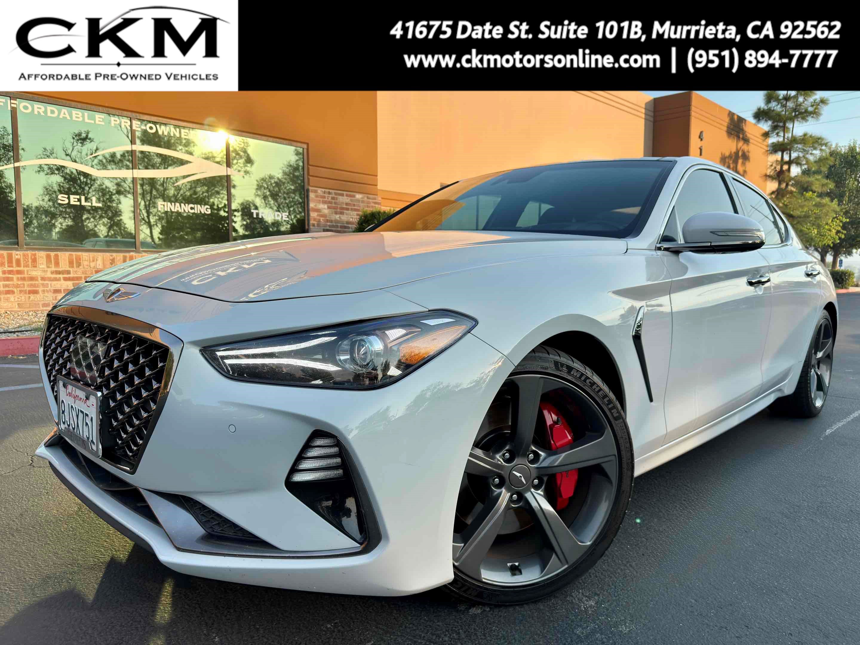 Used 2019 Genesis G70 3.3T Advanced w/ Sport Package RWD image 1