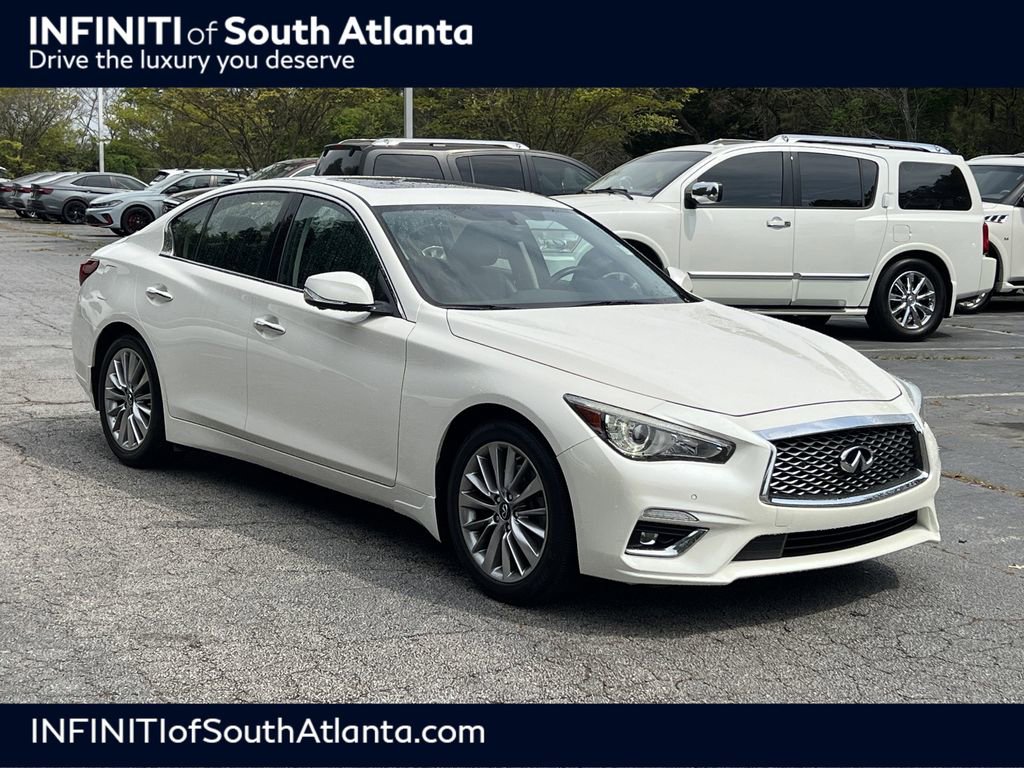 Used 2022 INFINITI Q50 Luxe w/ Cargo Package image 1