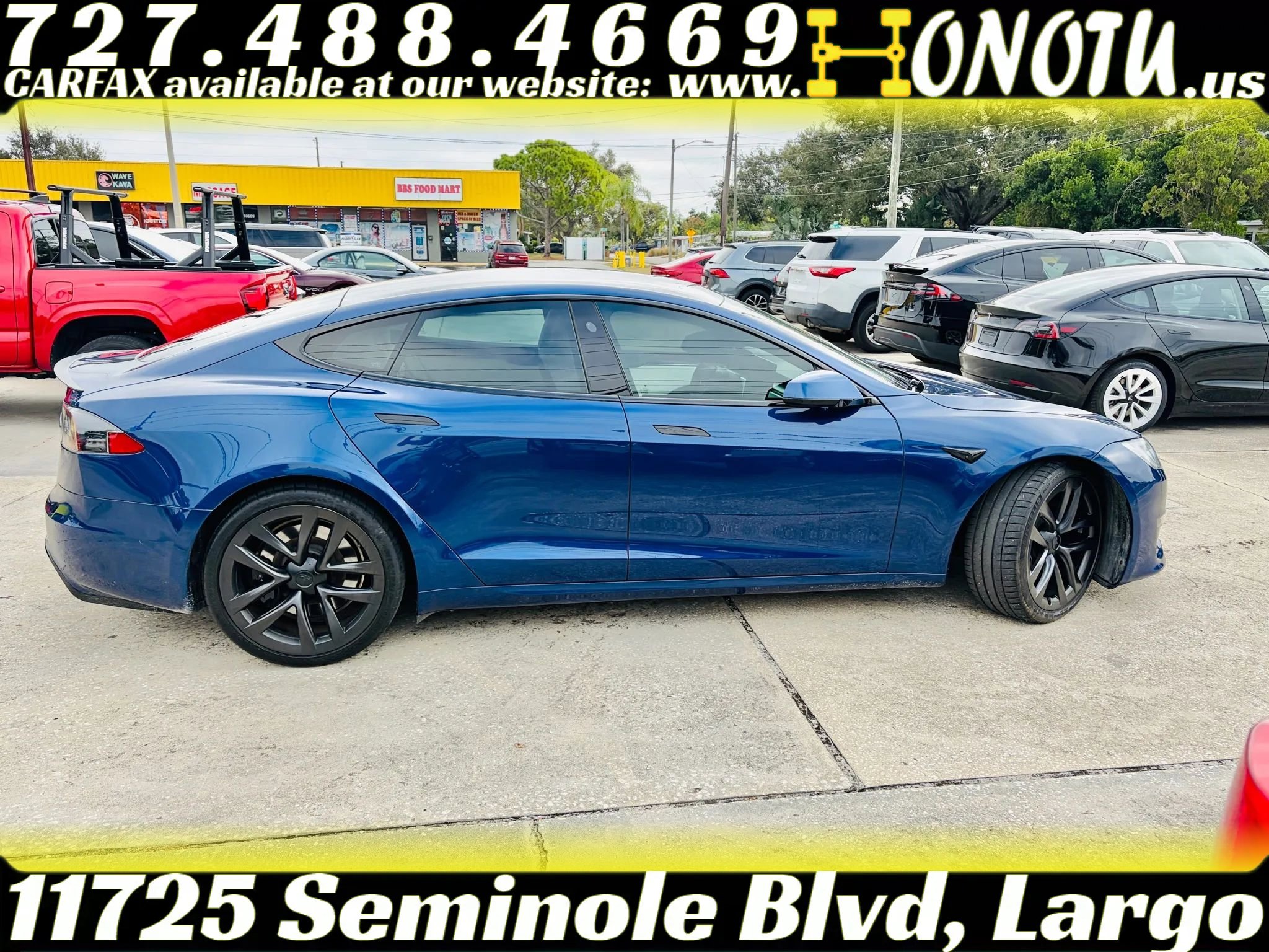 Used 2021 Tesla Model S Plaid AWD/4WD image 11
