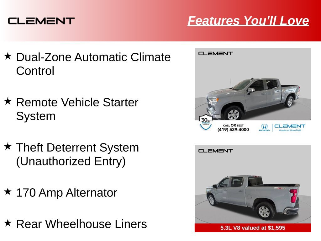 Used 2024 Chevrolet Silverado 1500 LT w/ Protection Package AWD/4WD image 29