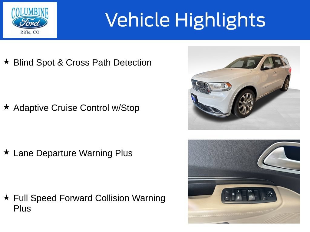 Used 2018 Dodge Durango Citadel w/ Technology Group RWD image 8
