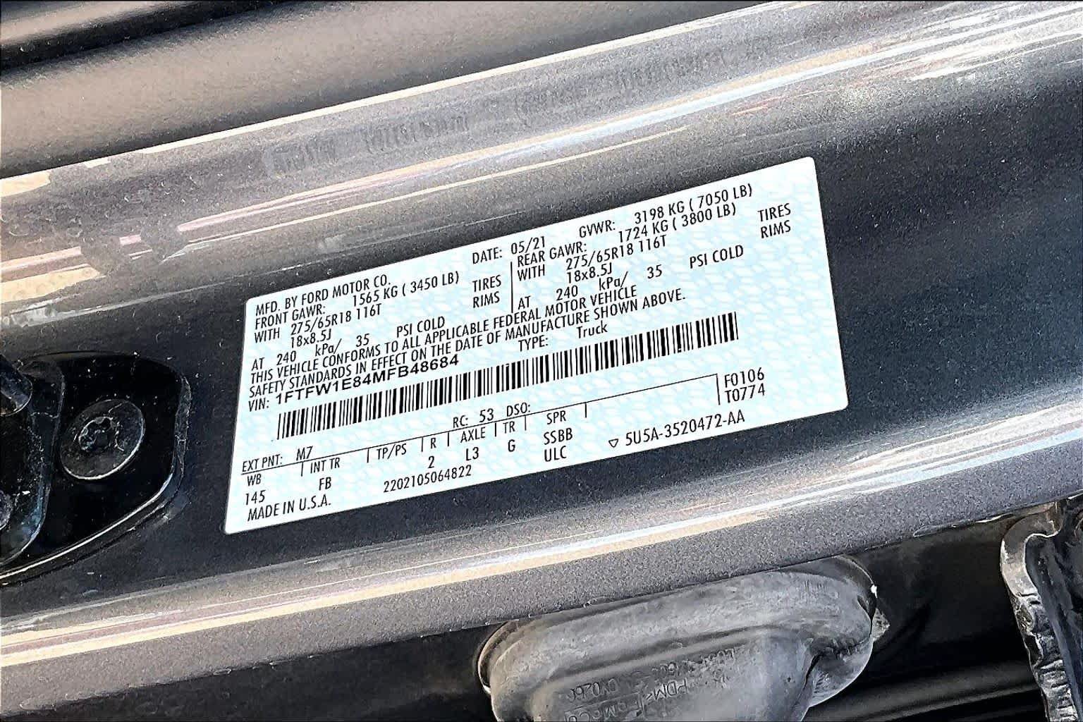 Used 2021 Ford F150 XLT w/ Equipment Group 302A High AWD/4WD image 34
