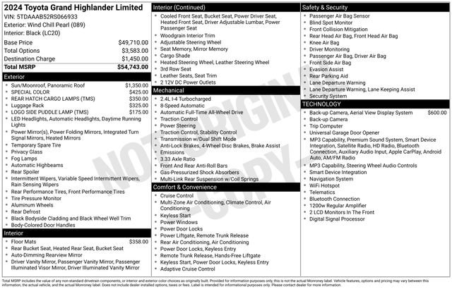Used 2024 Toyota Grand Highlander AWD image 10