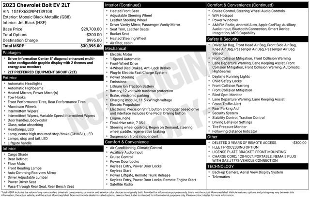 Used 2023 Chevrolet Bolt LT image 37