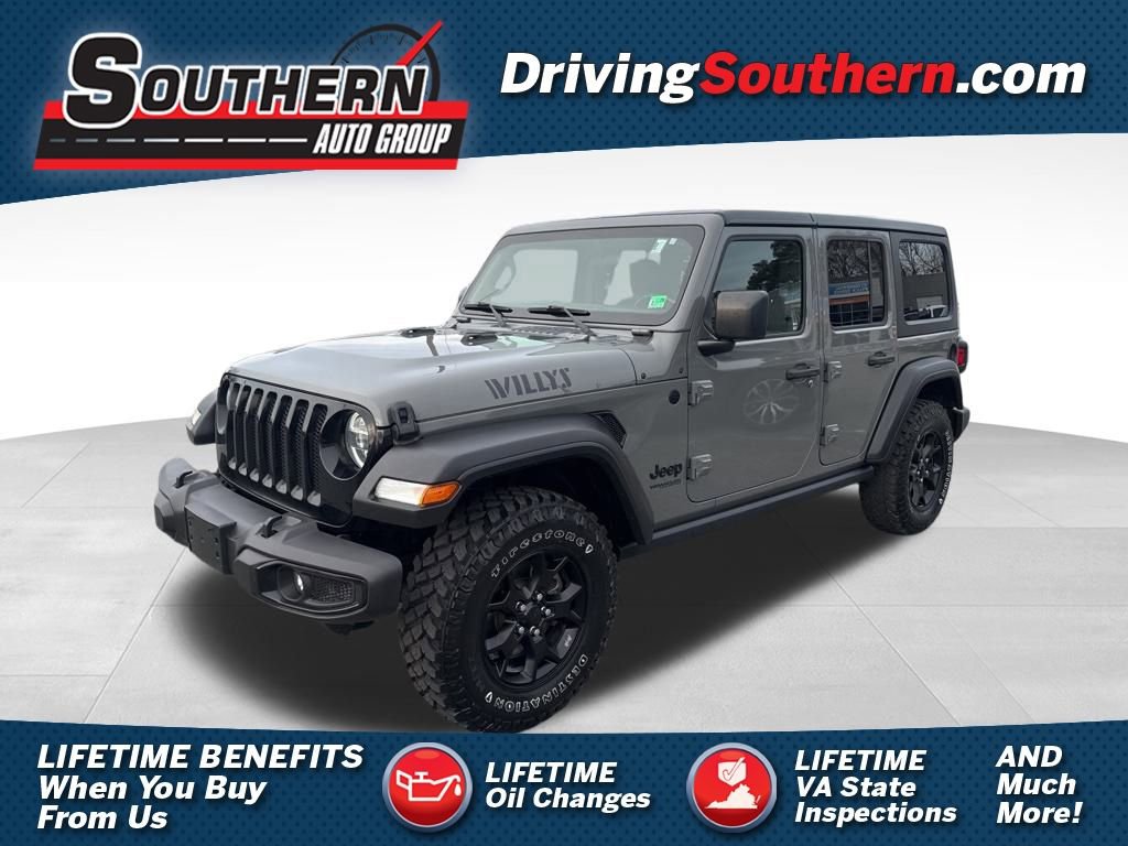 Used 2021 Jeep Wrangler Unlimited Sport image 1