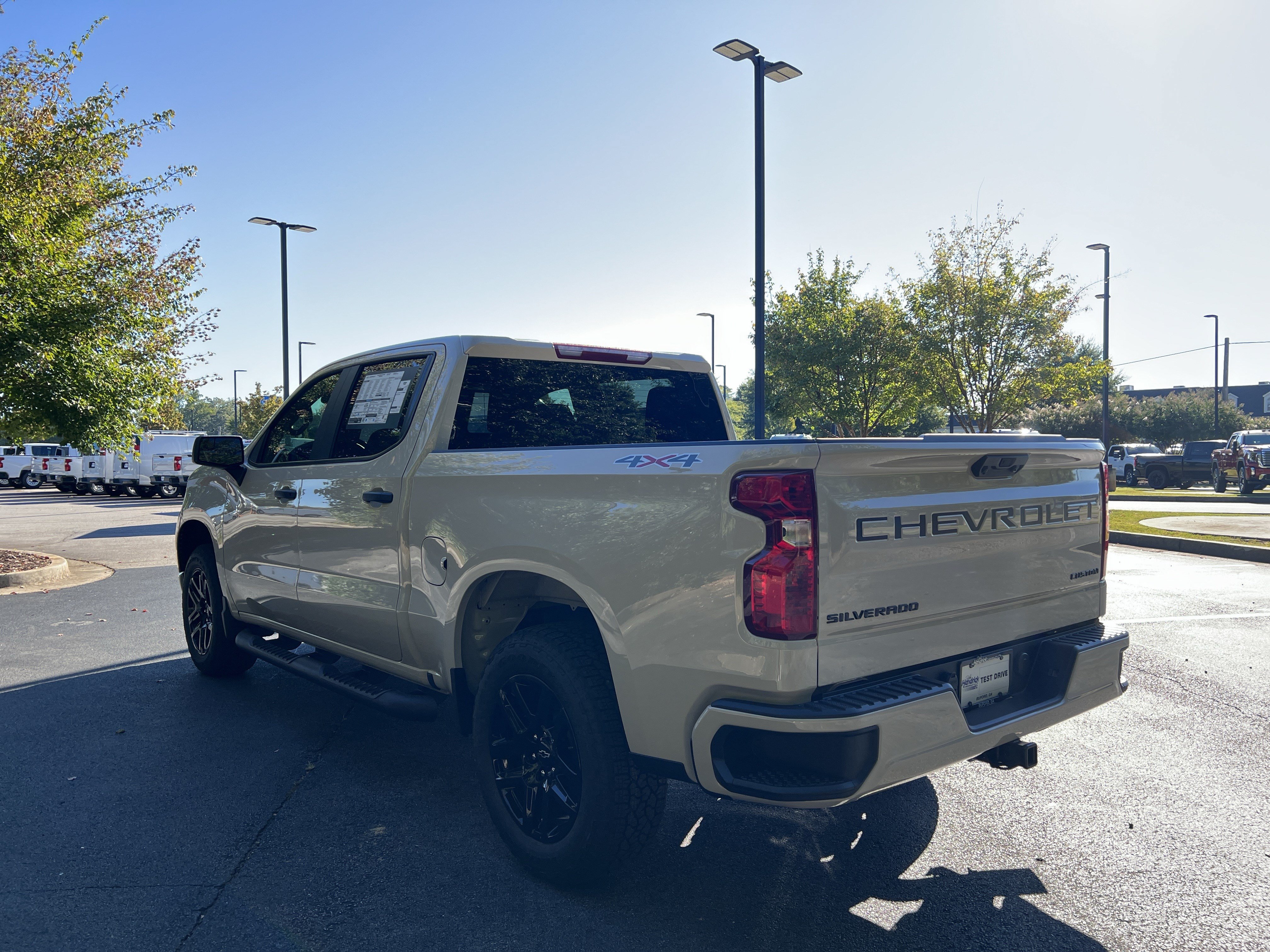 New 2026 Chevrolet Silverado 1500 Custom w/ Turbomax Blackout Package AWD/4WD image 7