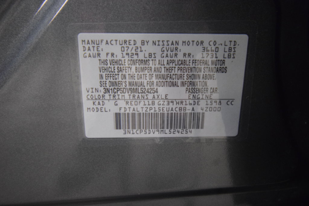 Used 2021 Nissan Kicks SR w/ SR Premium Package FWD image 22