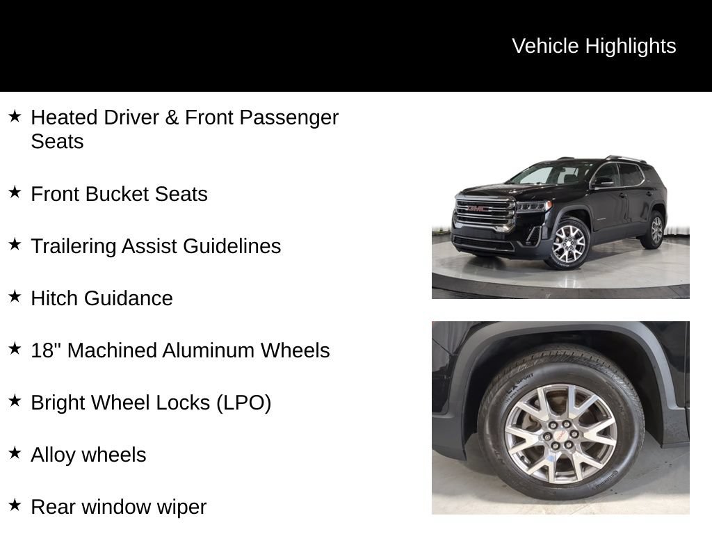 Used 2020 GMC Acadia SLT w/ Trailering Package AWD/4WD image 32