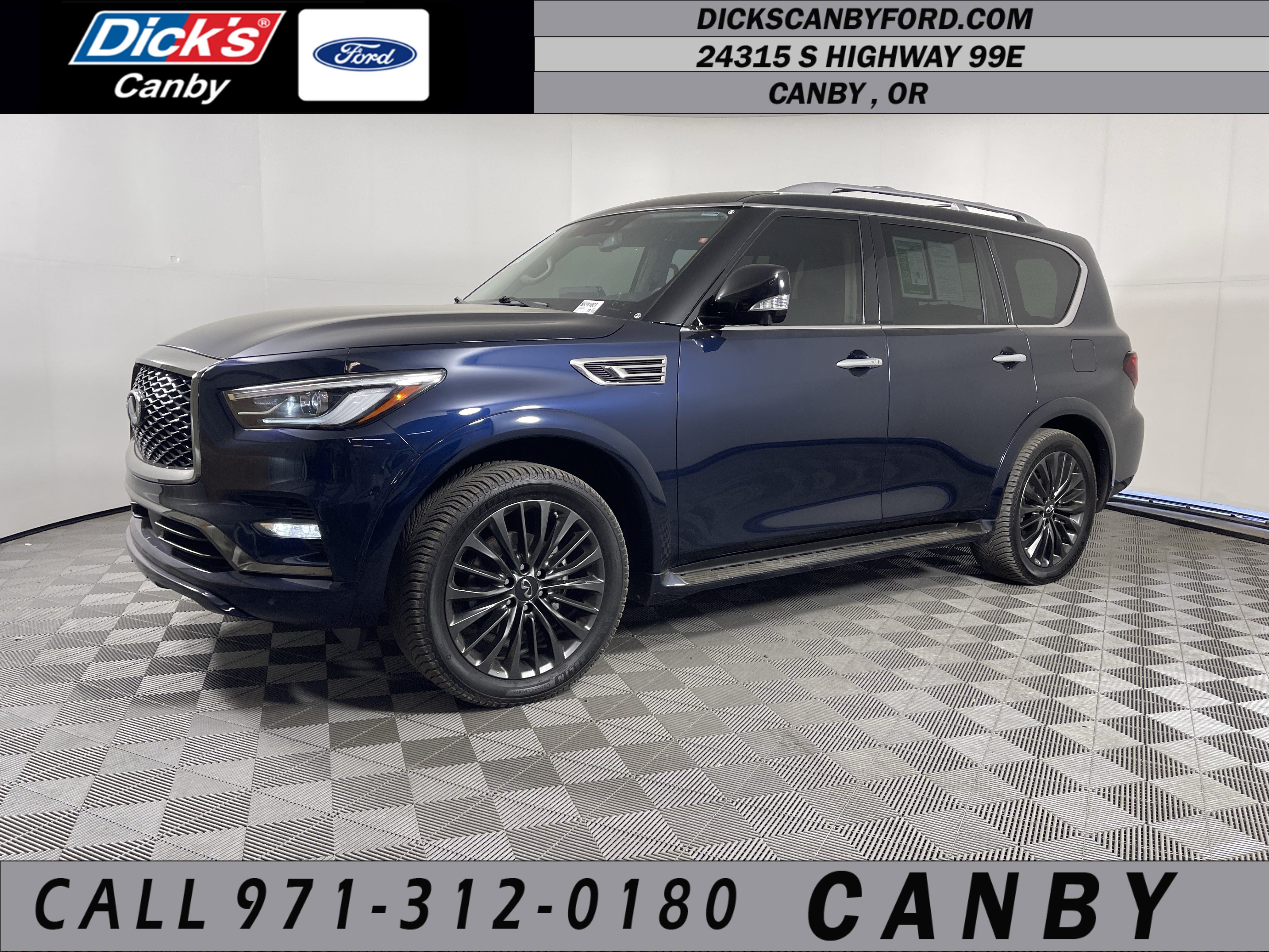Used 2022 INFINITI QX80 Premium Select w/ Cargo Package AWD/4WD image 1