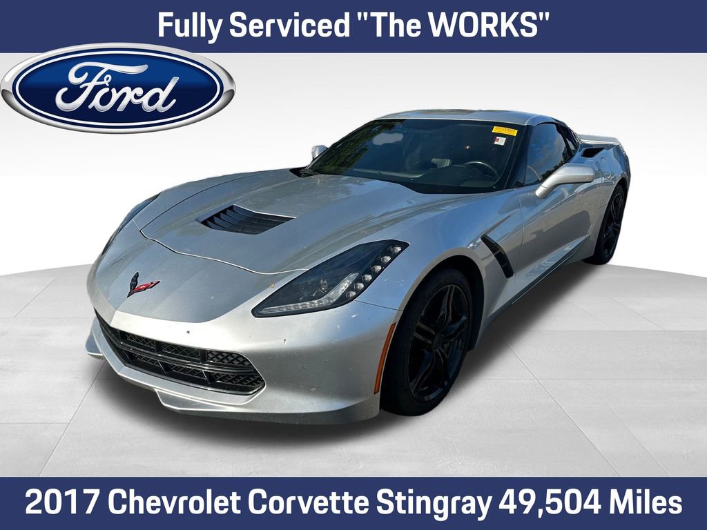 Used 2017 Chevrolet Corvette Stingray Coupe w/ Carbon Flash Badge Package
