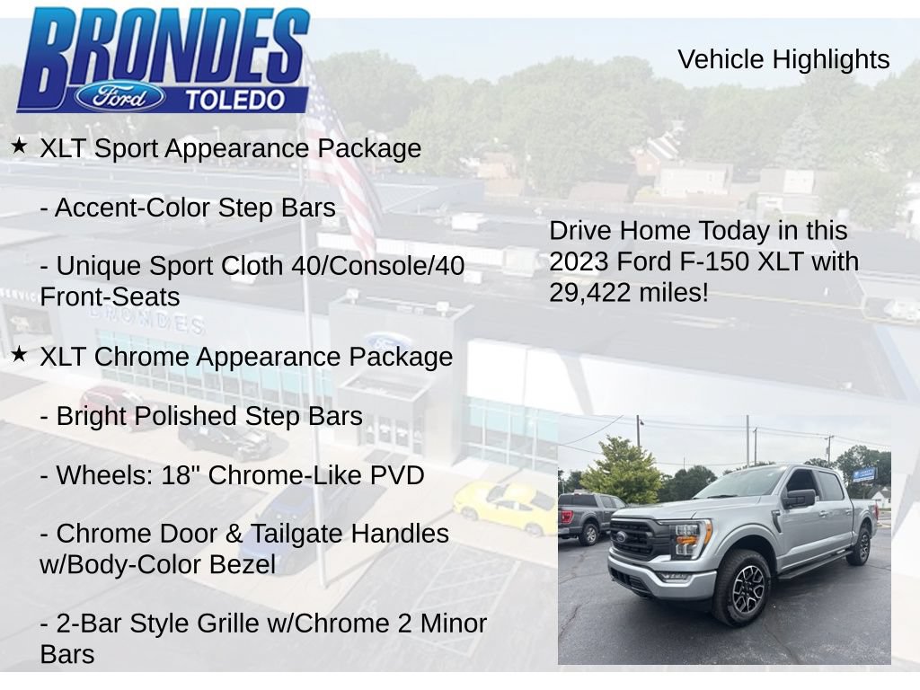 Used 2023 Ford F150 XLT w/ Equipment Group 302A High AWD/4WD image 27
