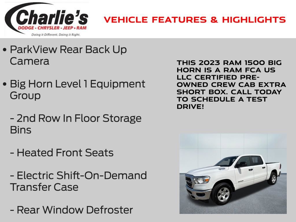 Certified 2023 RAM 1500 Big Horn image 7