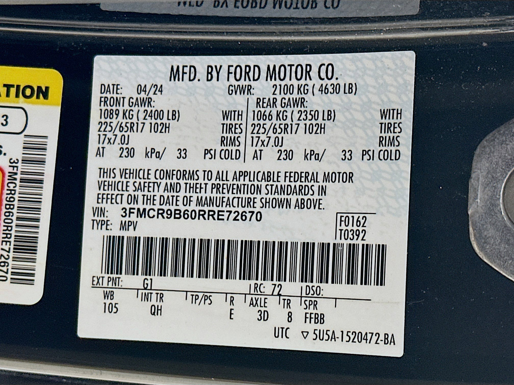 Used 2024 Ford Bronco Sport Big Bend image 12