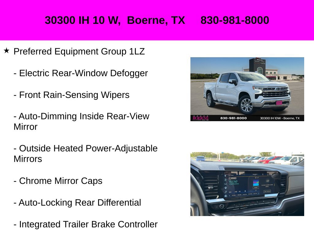 Used 2025 Chevrolet Silverado 1500 LTZ w/ LTZ Premium Package RWD image 30