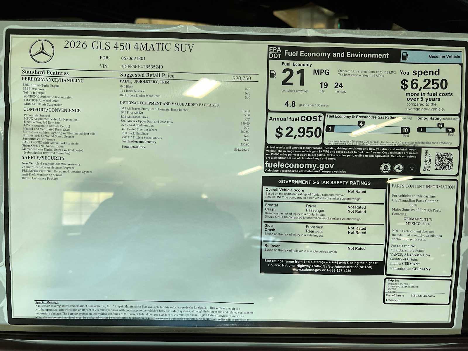New 2026 Mercedes-Benz GLS 450 4MATIC image 41