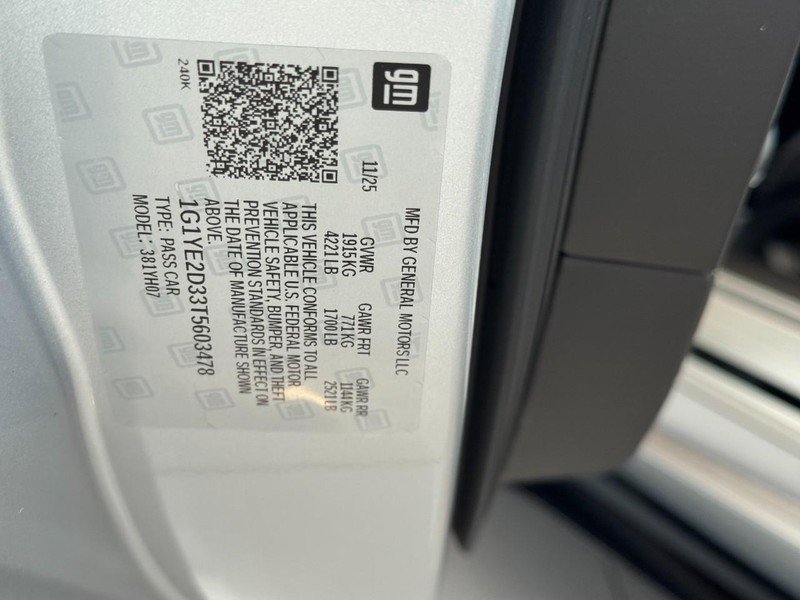 New 2026 Chevrolet Corvette Z06 w/ Battery Protection Package image 12