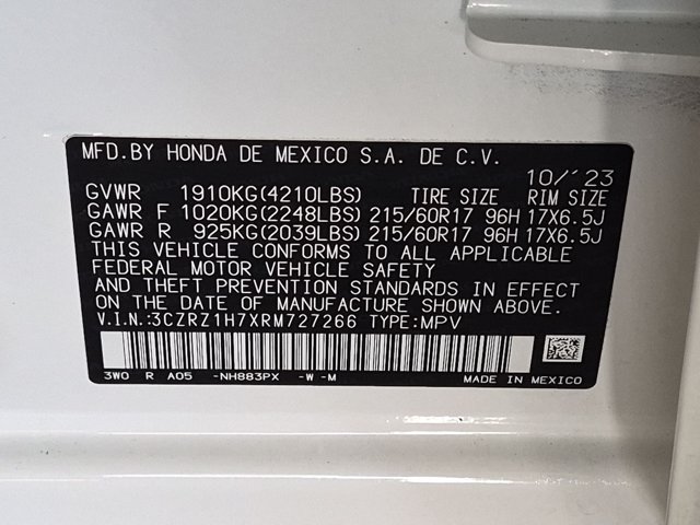 Used 2024 Honda HR-V EX-L image 26