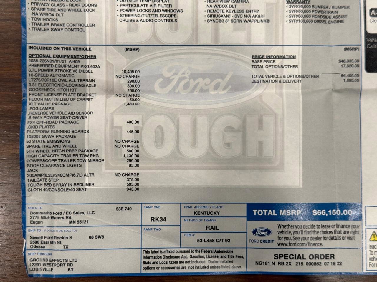 Used 2022 Ford F250 XLT w/ XLT Value Package AWD/4WD image 64