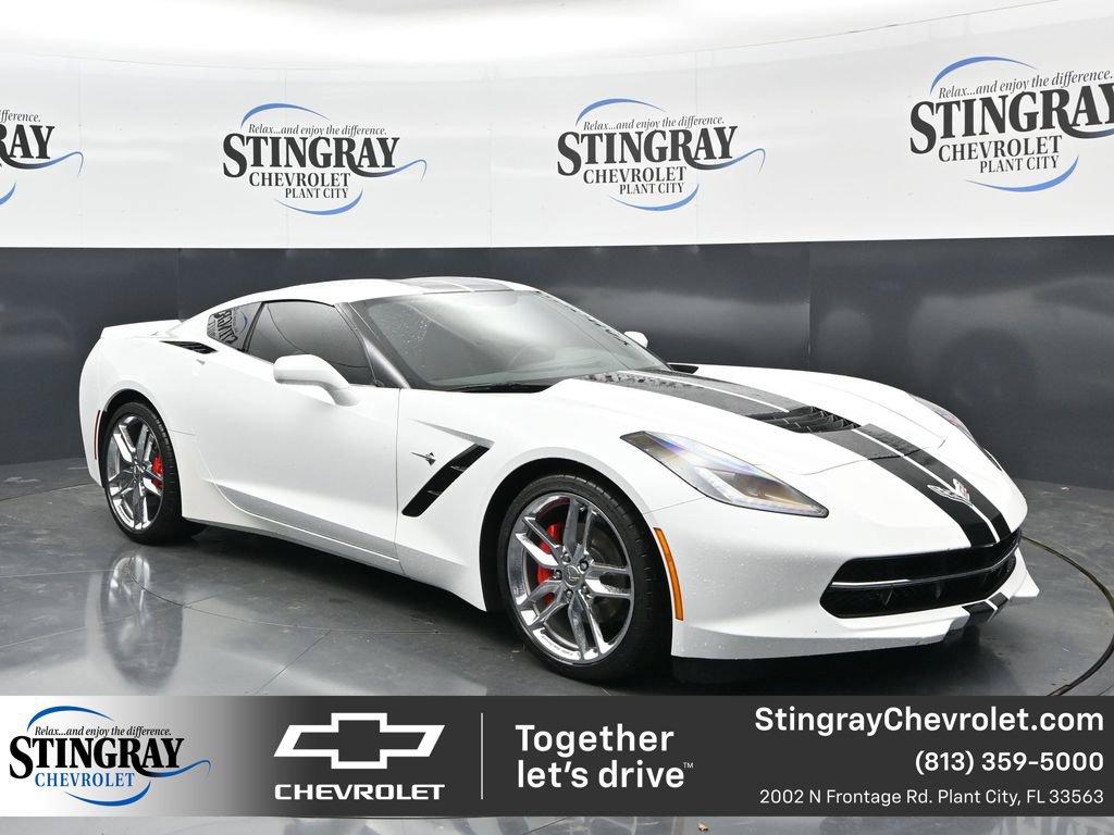 Certified 2019 Chevrolet Corvette Stingray Coupe w/ 1LT RWD 360° Tour