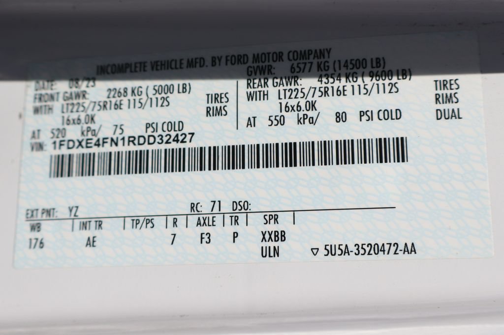Used 2024 Ford E-450 and Econoline 450 Super Duty w/ Power Windows & Locks Group RWD image 40