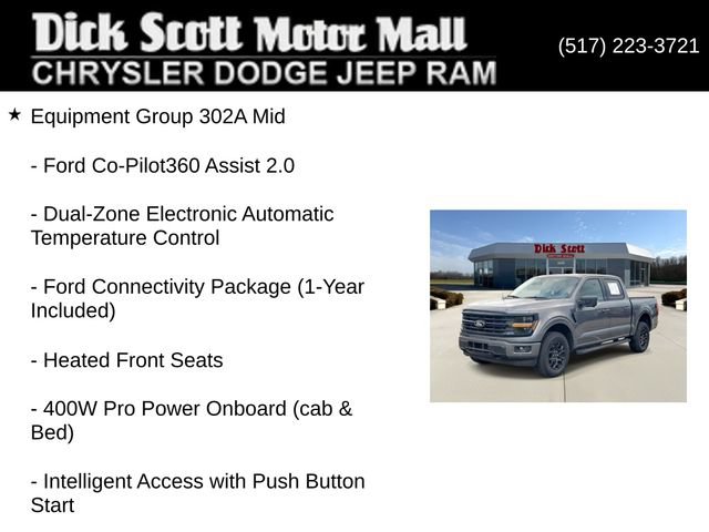 Used 2026 Ford F150 XLT w/ Equipment Group 302A MID AWD/4WD image 25