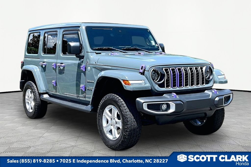 Used 2024 Jeep Wrangler Unlimited Sahara w/ Technology Group AWD/4WD 360° Tour