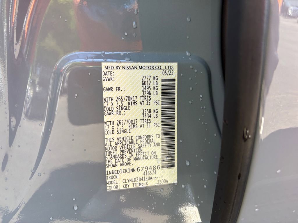 Used 2022 Nissan Frontier PRO-4X w/ Off-Road Protection Package image 31