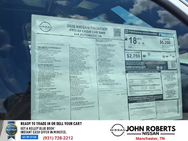 New 2026 Nissan Frontier PRO-4X w/ Pro Premium Package AWD/4WD image 19
