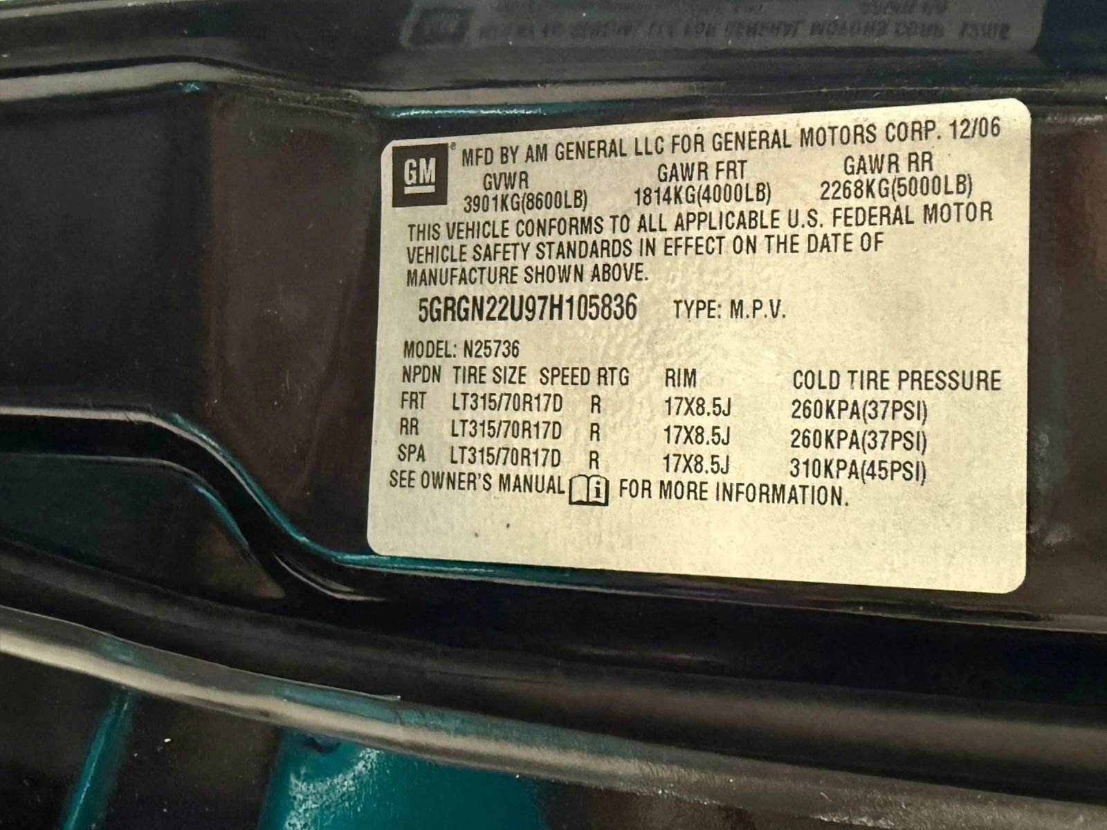 Used 2007 HUMMER H2 SUT image 36